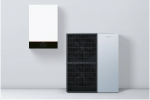 Šilumos siurblys oras - vanduo Viessman ONE BASE Vitocal 150-A Hybrid A10 400V V113 (be boilerio, su buferine talpa) 12,0 kW 400/400V su 8 kW tenu (monoblokas) Z032291